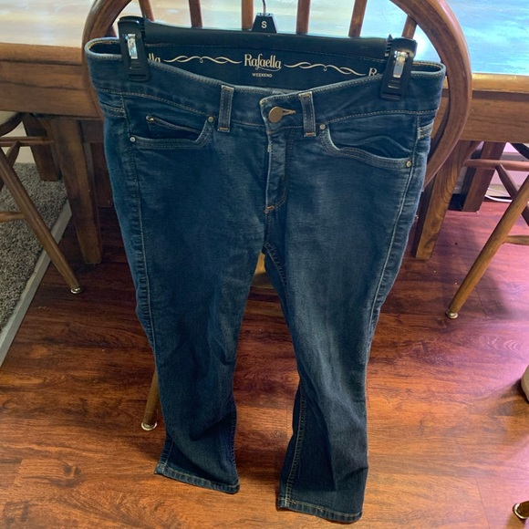 Denim capris size 6P, Rafaella brand - Picture 1 of 5